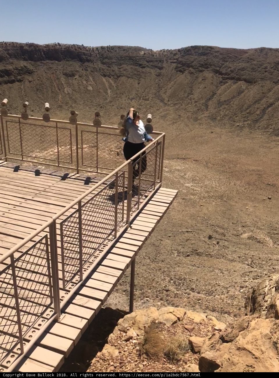 Admiring the Majestic Crater