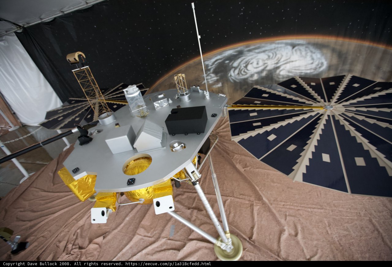 Mars Lander Spacecraft On Display