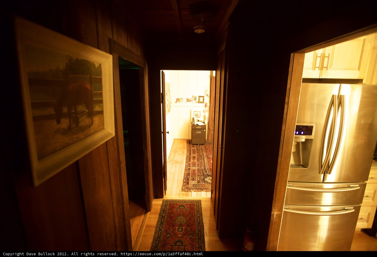 Inside a Cozy Kitchen and Hallway