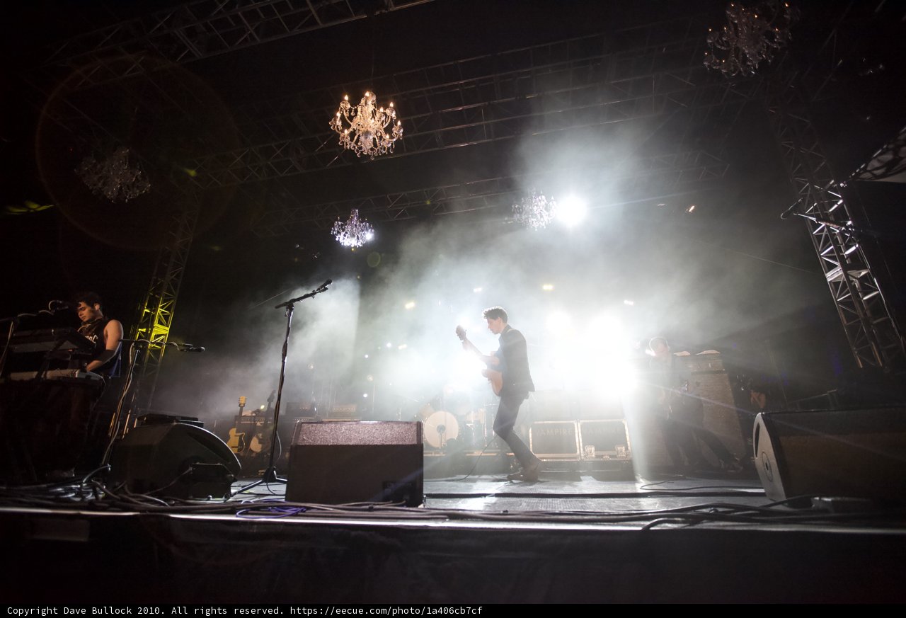 Rocking Out in a Hazy Stage