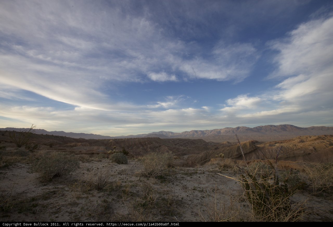 Majestic View of Anza-Borrego Plateau
