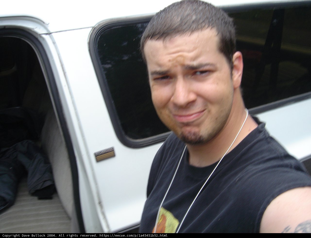 Selfie Time in the Van