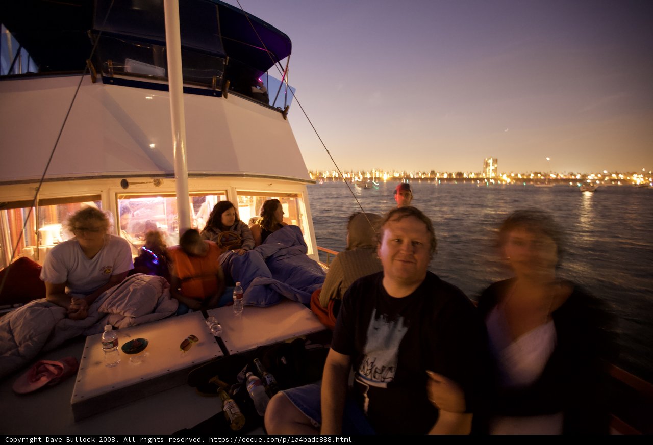 Night Yacht Ride with Friends