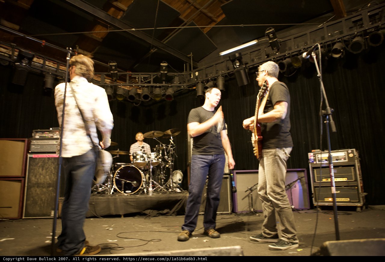 Men Playing Music on Stage During Bad Religion Glasshouse Concert