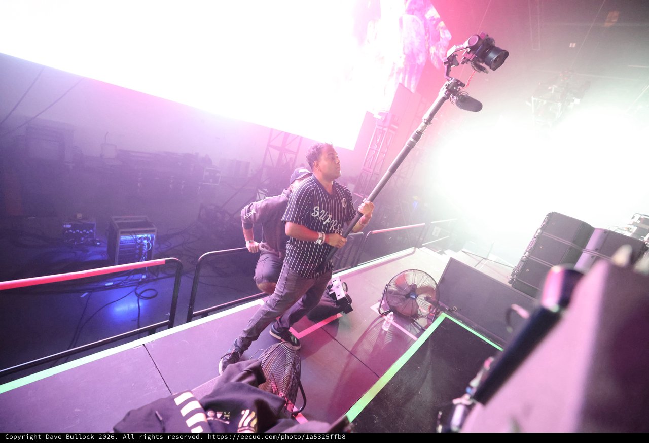 Videographer Works the Stage at Wobbleland 2026