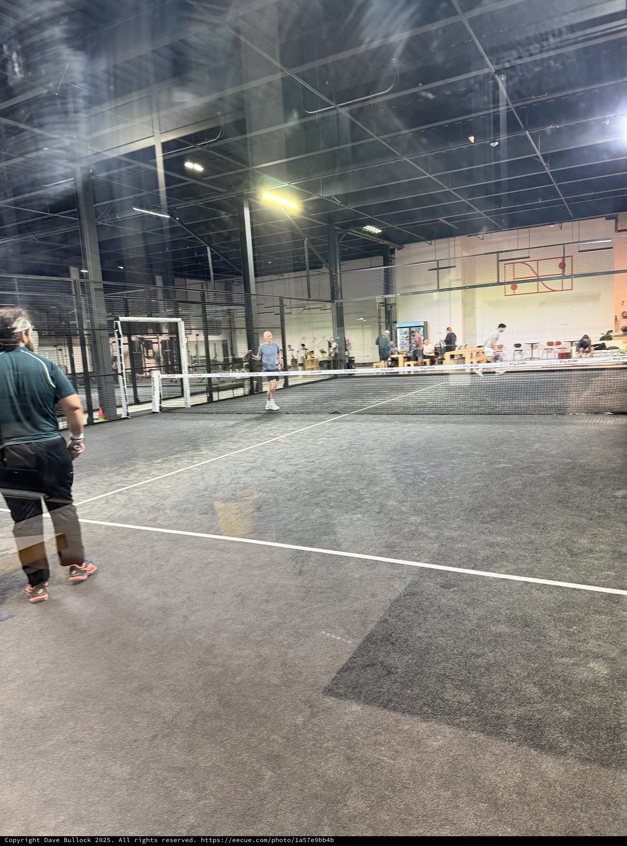 Indoor Padel Tennis Court at Modern Sports Facility