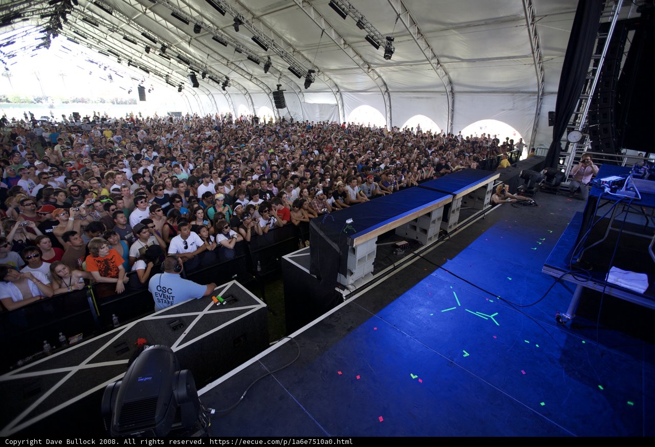 Crowd Enjoys the Music at Coachella 2008