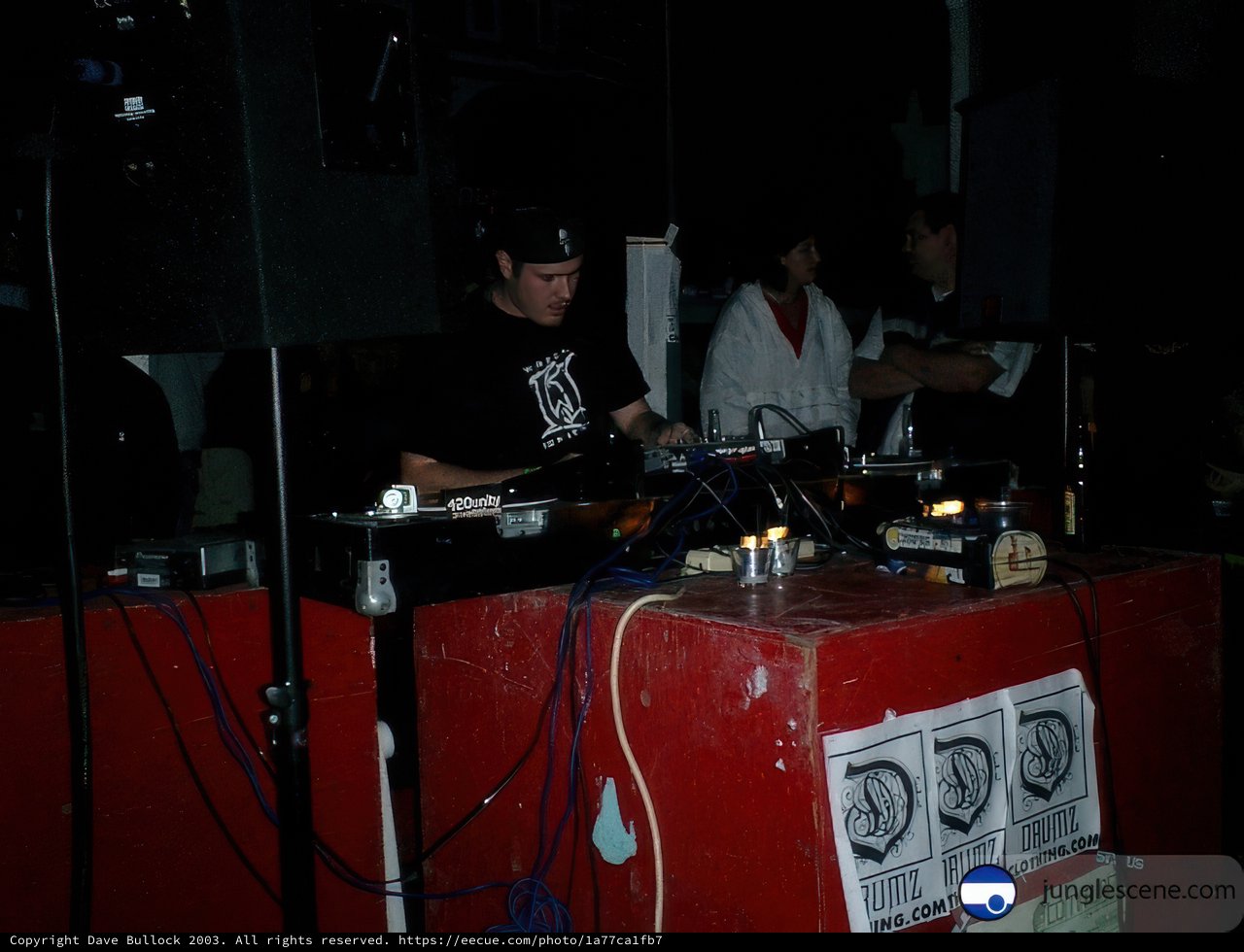 DJ Travis B Performing Live in 2003
