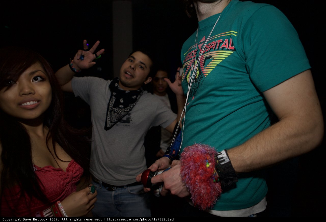 Green Shirt in the Club