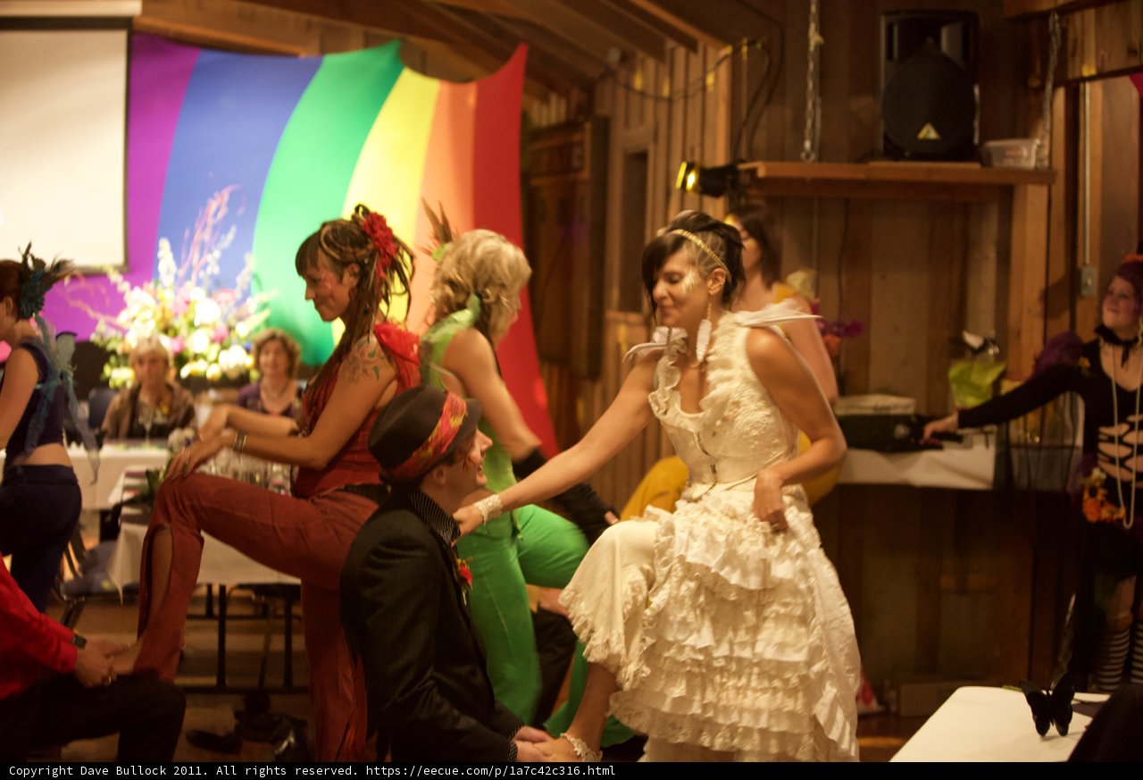 Dancing in the Wedding Gown