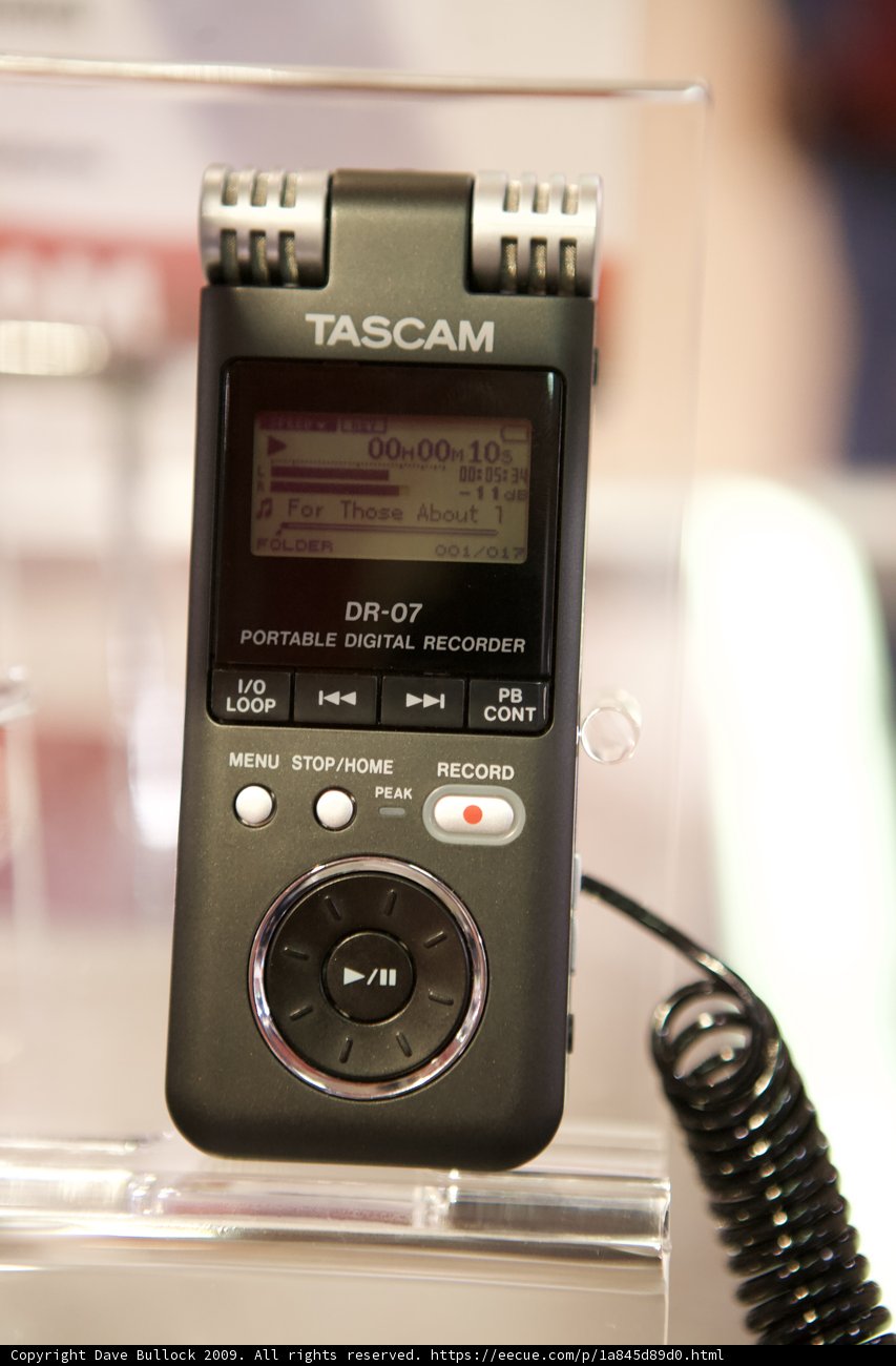 Tascam DV-D1 Digital Recorder in Action