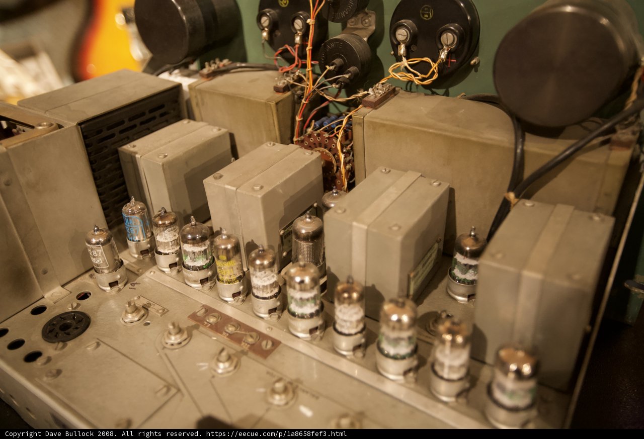 Vintage Audio Amplifier at Museum of Making Music