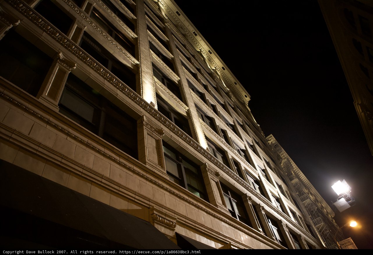 Illuminated Urban Tower