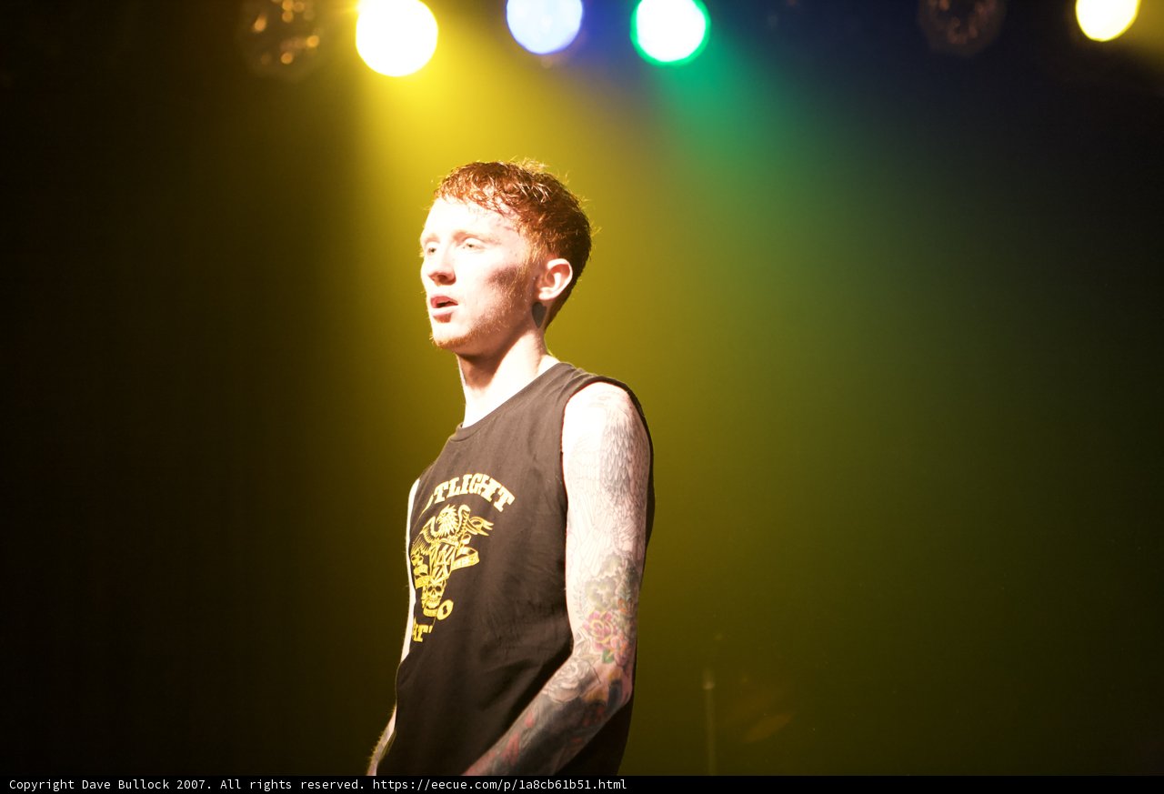 Singing under the spotlight