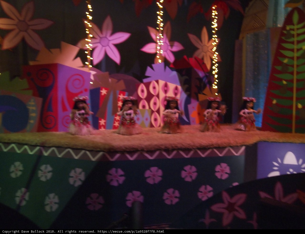 Celebrating in Disneyland's Holiday Village