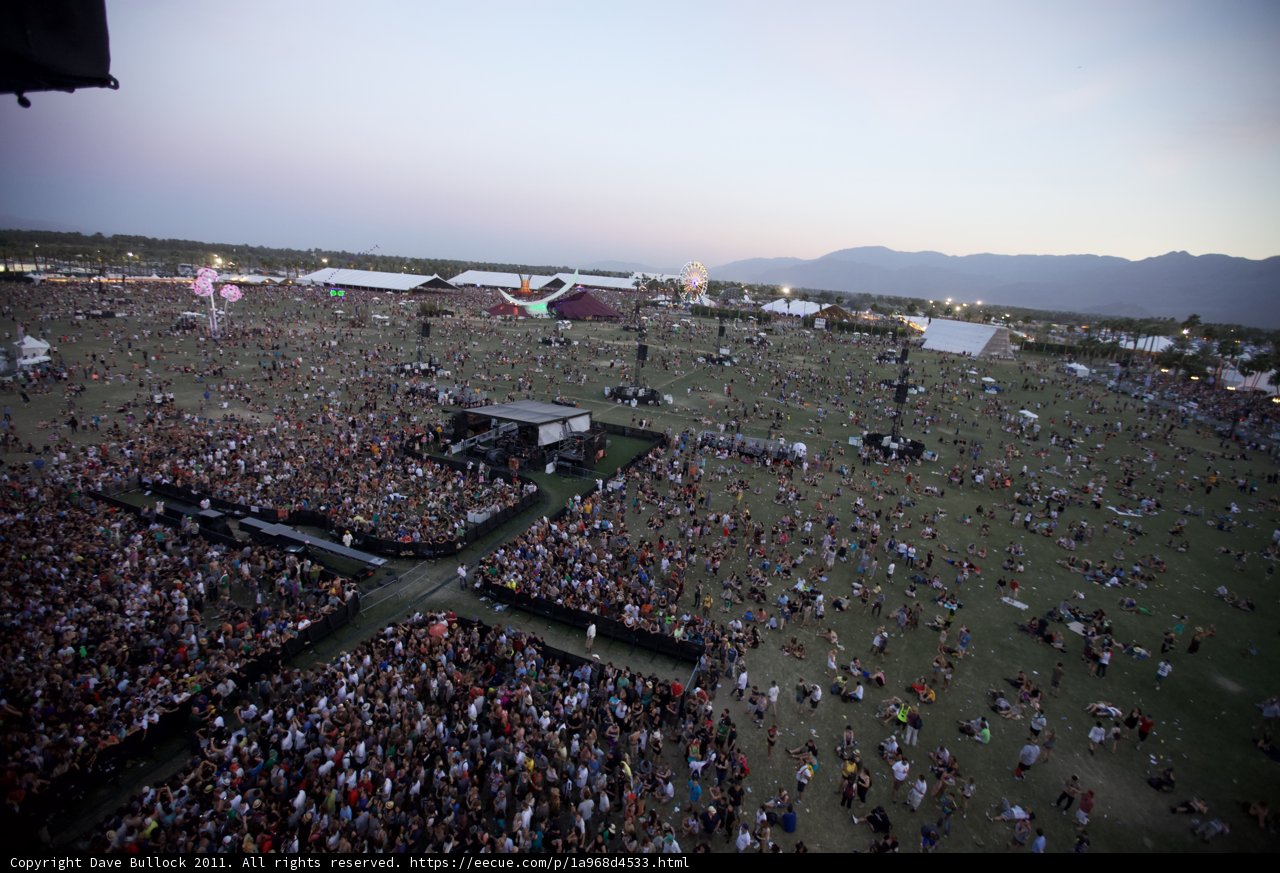 Concert Crowd Takes Over Coachella