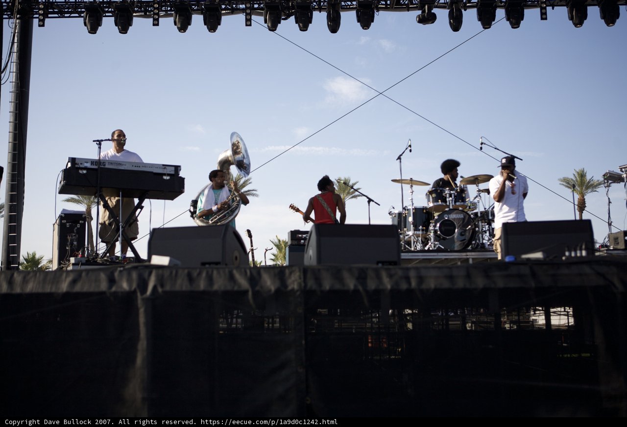 Music Band Electrifies Coachella Sunday Crowd