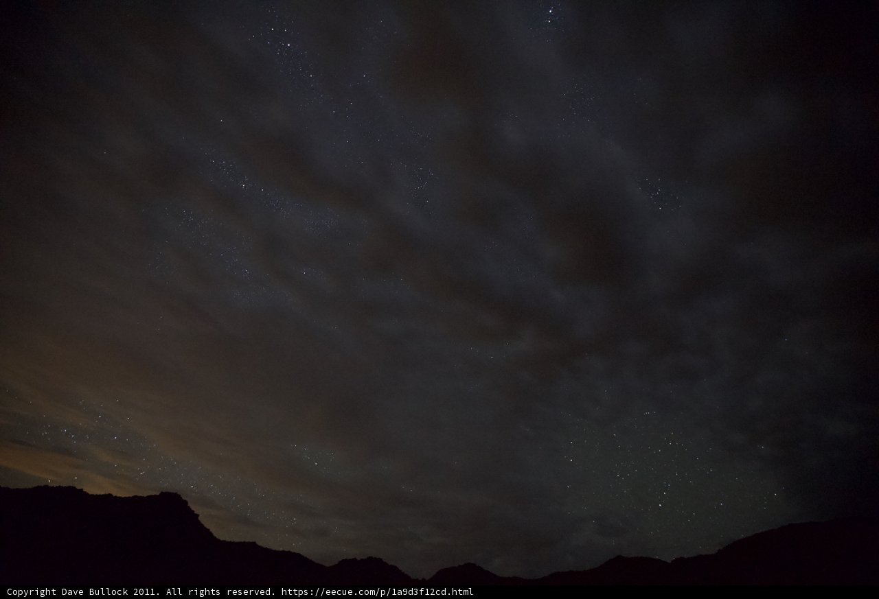 Starry Night Sky with Nebula Clouds