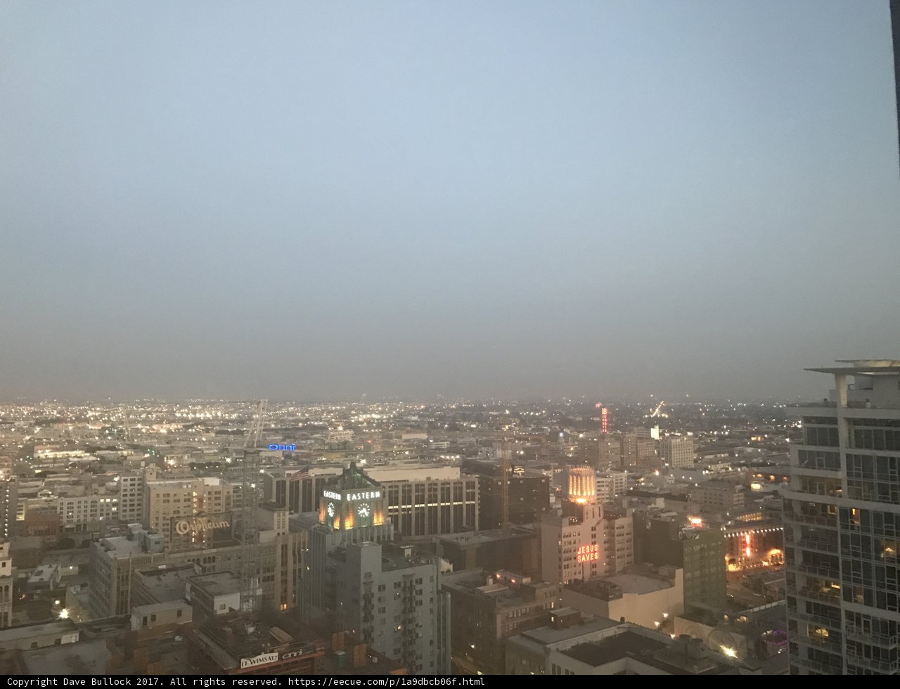 Cityscape on Independence Day