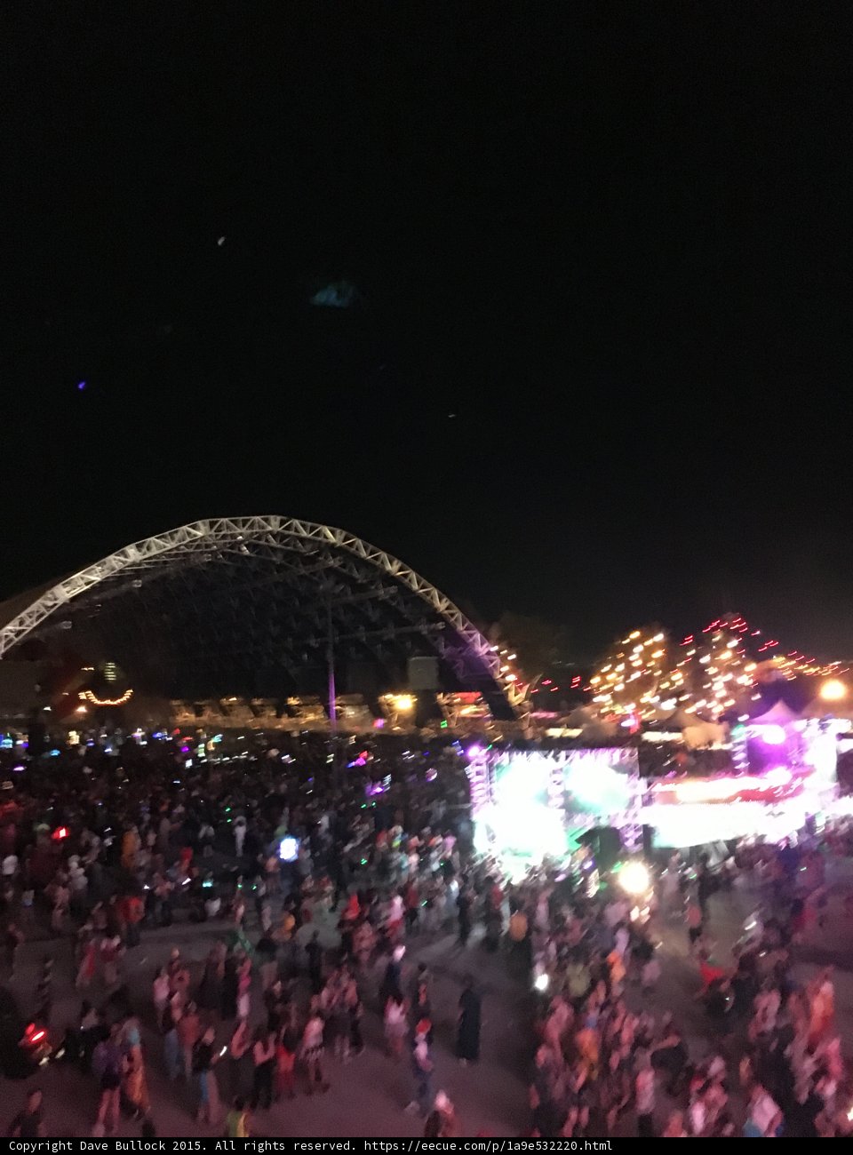 Night Time Metropolis Crowd