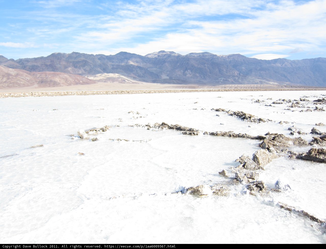Frozen Desert Lake