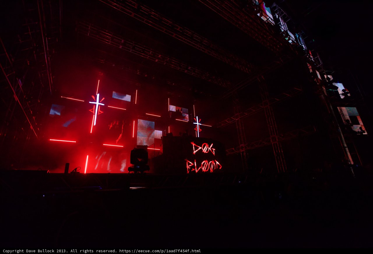 Red-Lit Stage Shines Bright at Coachella