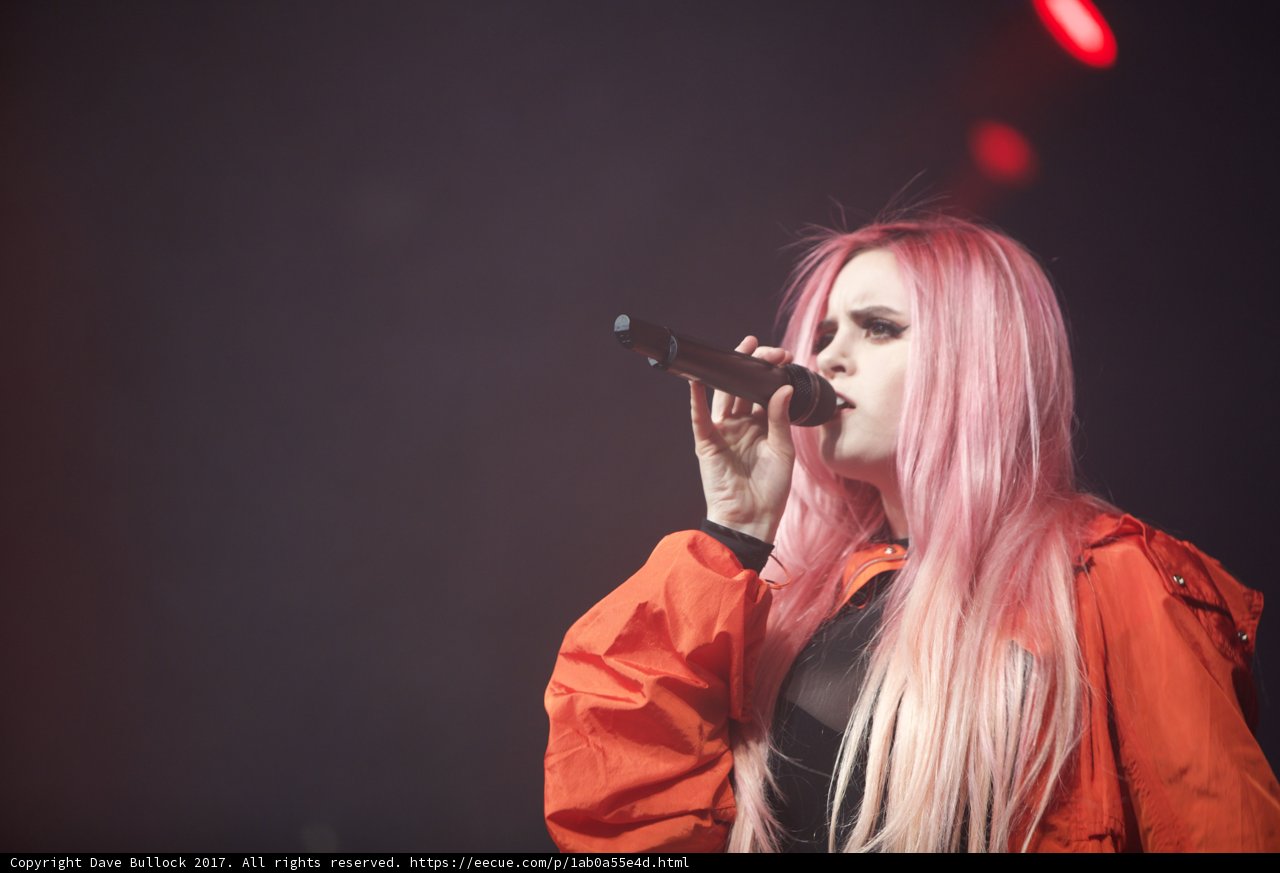 Pink-haired solo performer at Coachella