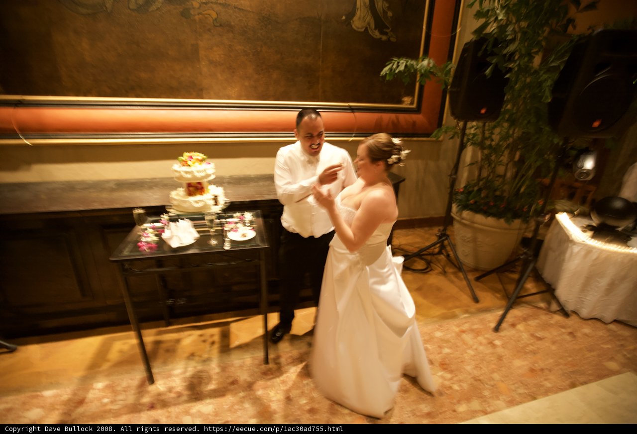 A Sweet Moment of the Bride and Groom