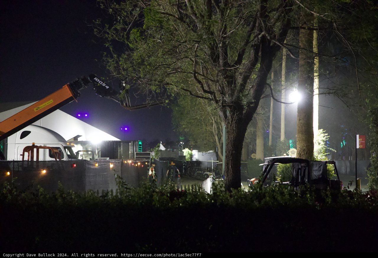 Nighttime Prep at Coachella 2024