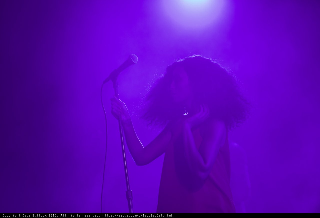 Florence Welch Hand In Hair Dramatic Purple