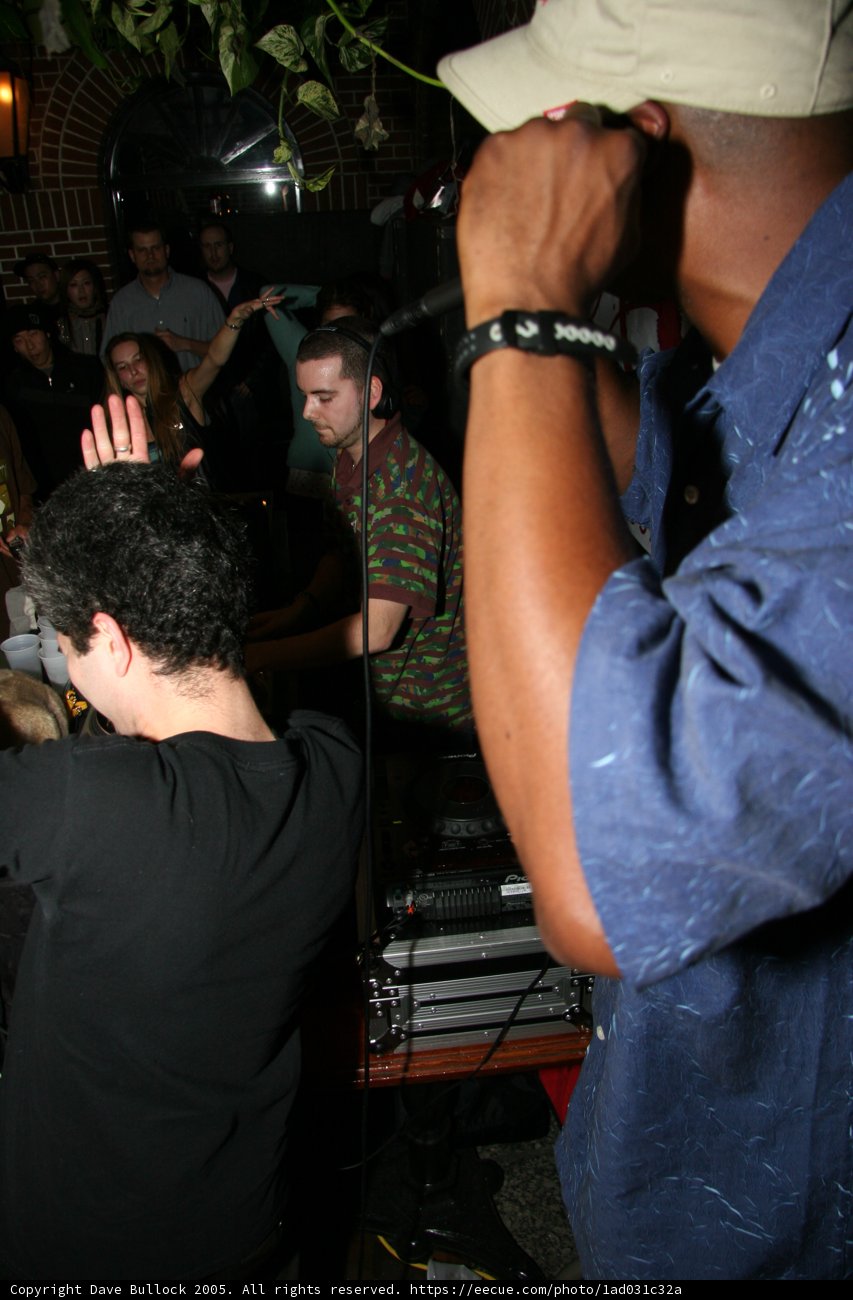 Blue-Shirted Entertainer Rocks the Nightclub