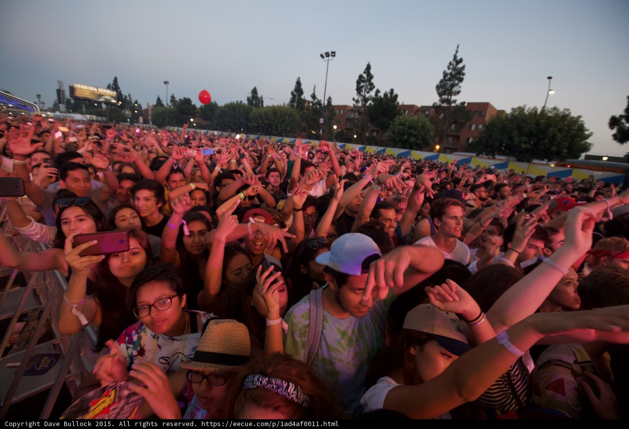 Fans at Barricade Pink Light