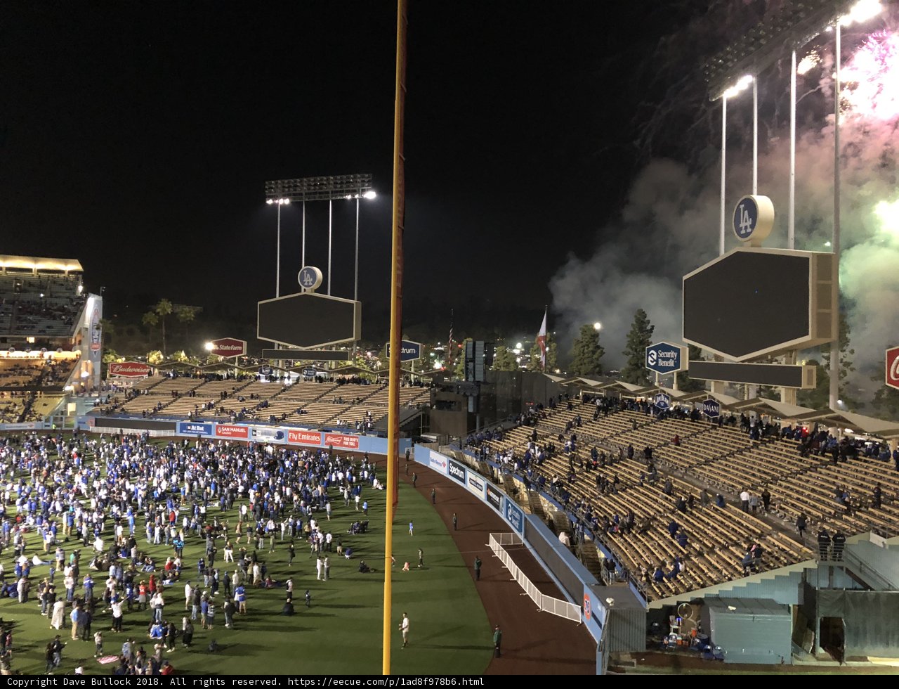 Dodgers vs Angels, Game 5 Under the Night Sky