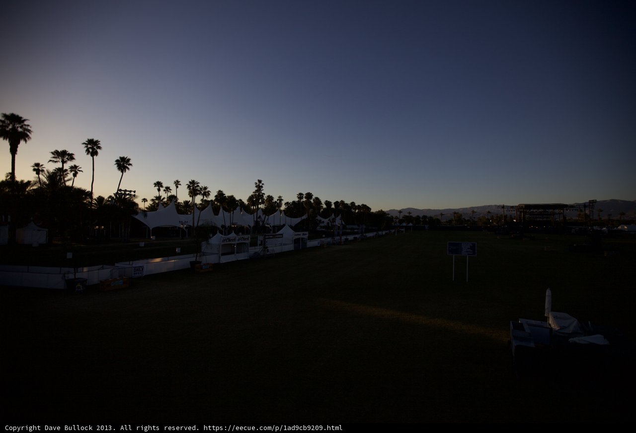 Sunset at the Polo Field