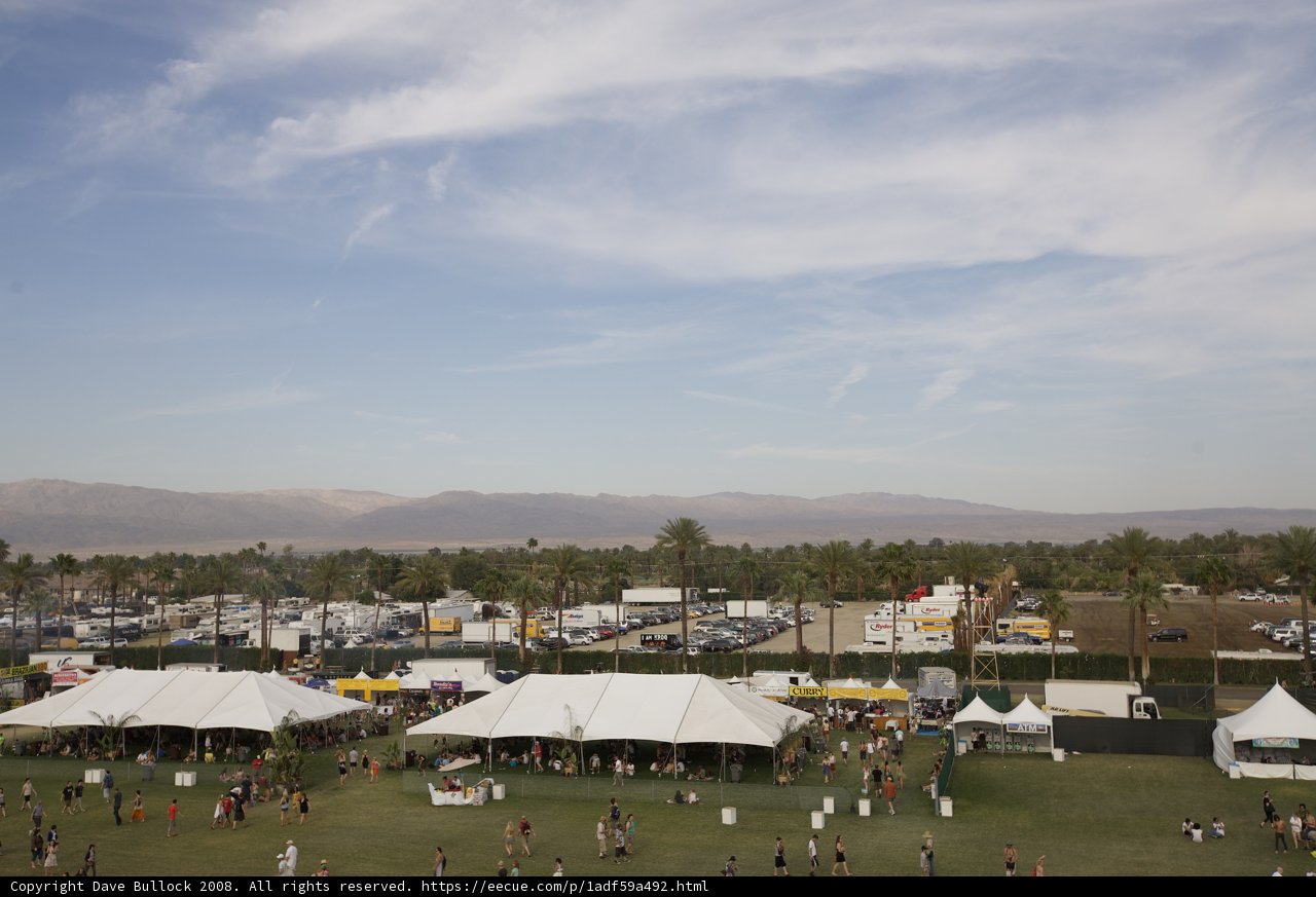 Camping at Coachella