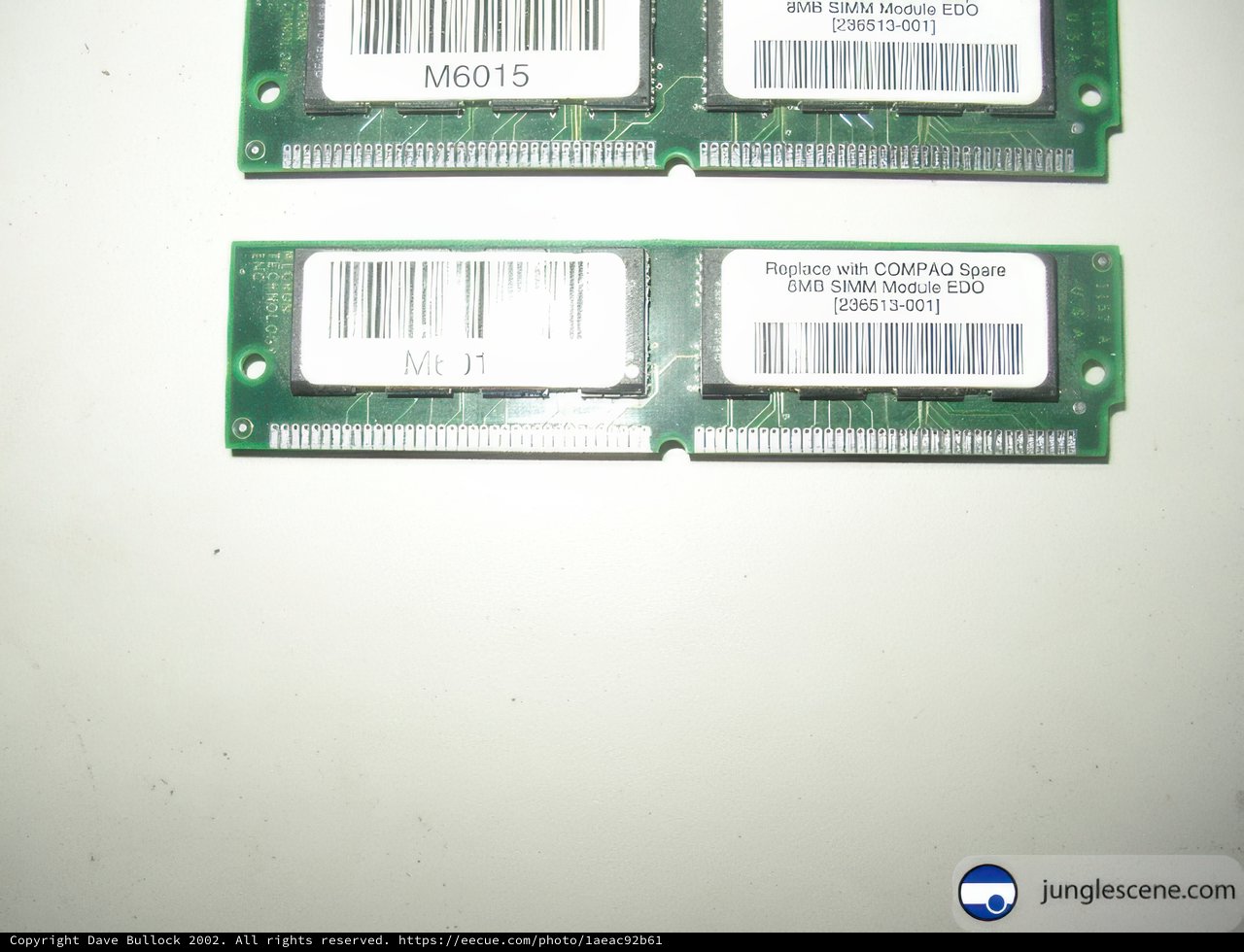 Bar-coded Memory Modules