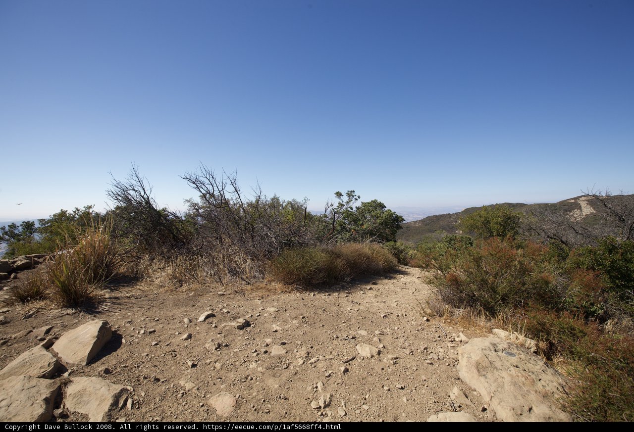 Dusty Trail on Gaviota Peak