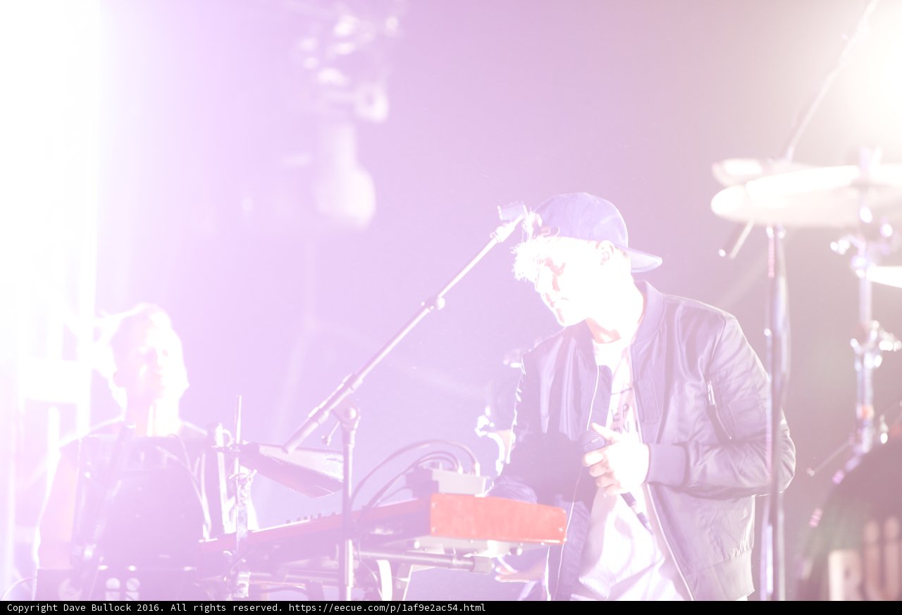 Musician in Hat Rocks the Stage
