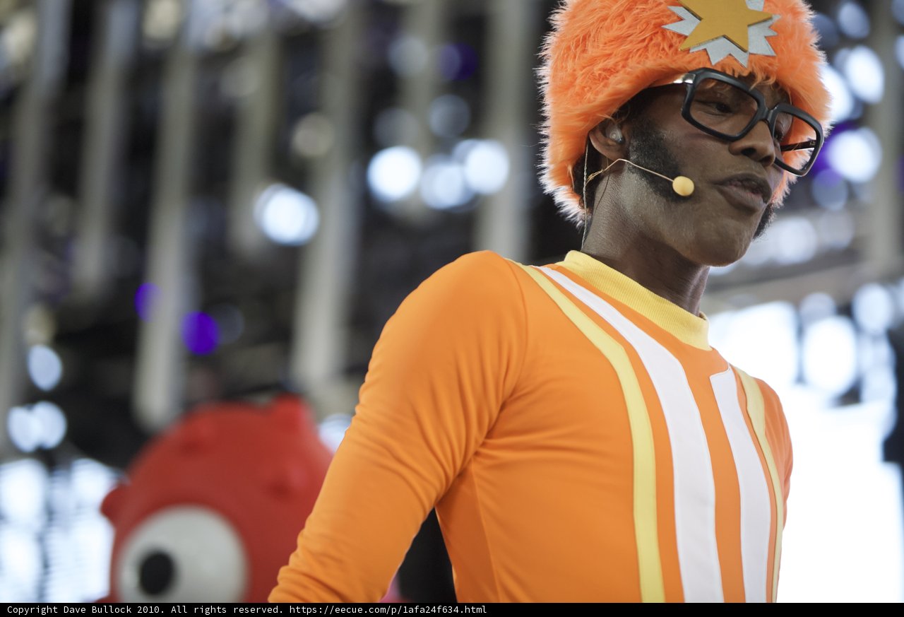 The Entertainer in Orange