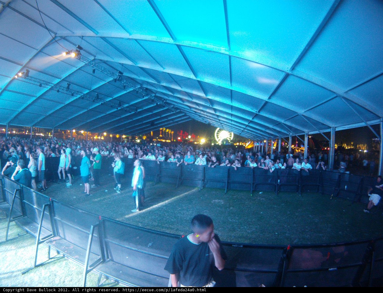 Concert Crowd Under the Big Top