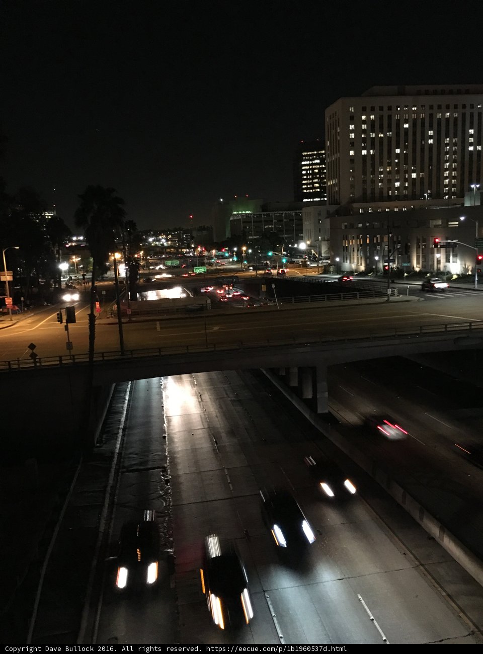 Nighttime Traffic in Los Angeles