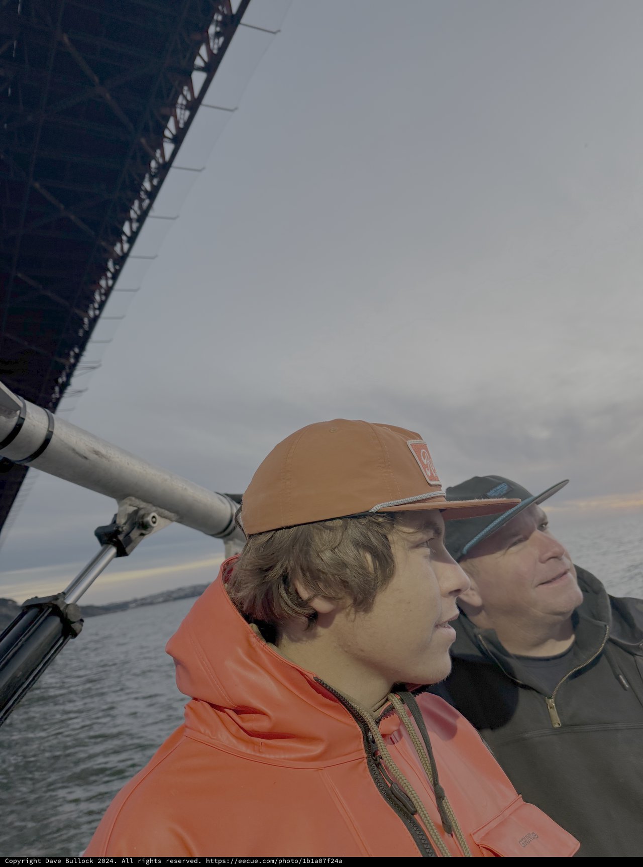 Maritime Adventure on Overcast Waters