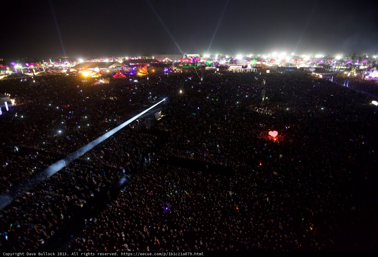 Coachella Crowd Ignites a Metropolis of Lights