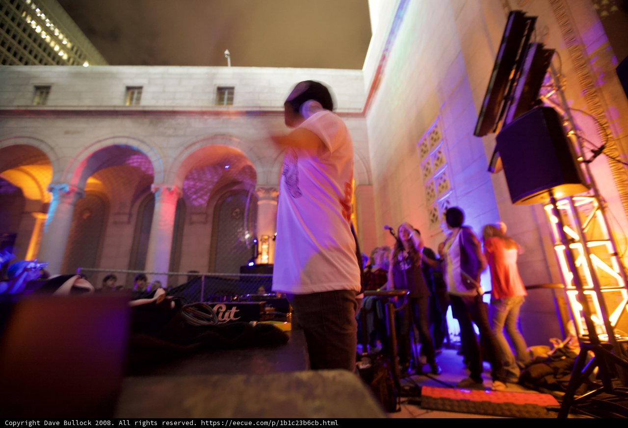 Urban DJ Lights up the Night