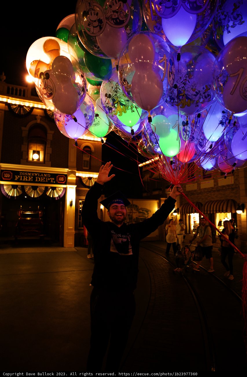A Magical Night with Balloons