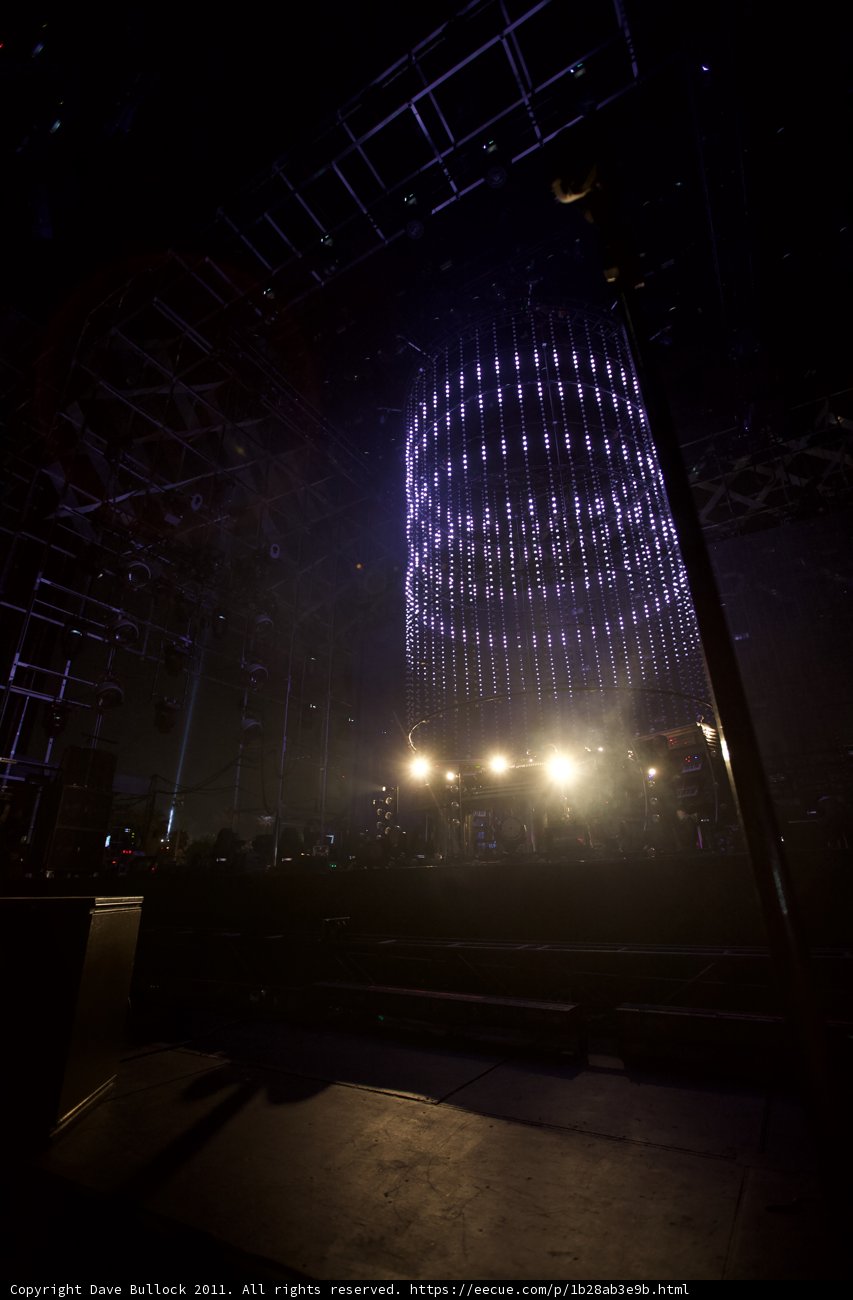 Electrifying Light Show on the Urban Stage