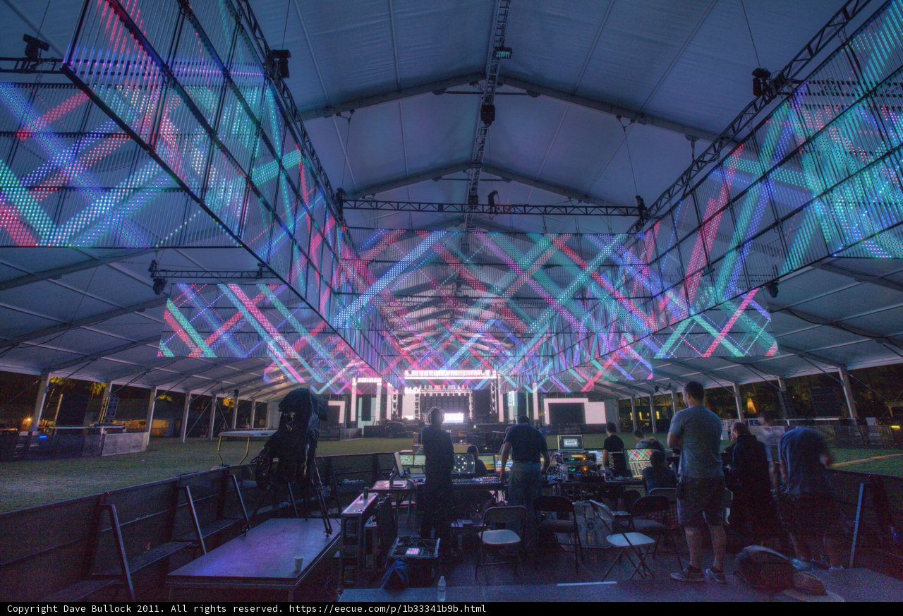 The Main Stage Tent at Coachella 2011