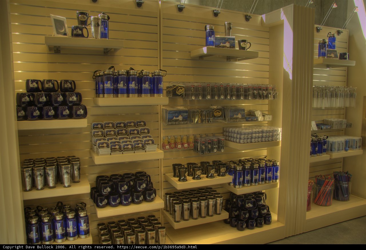 Display Case of Various Items