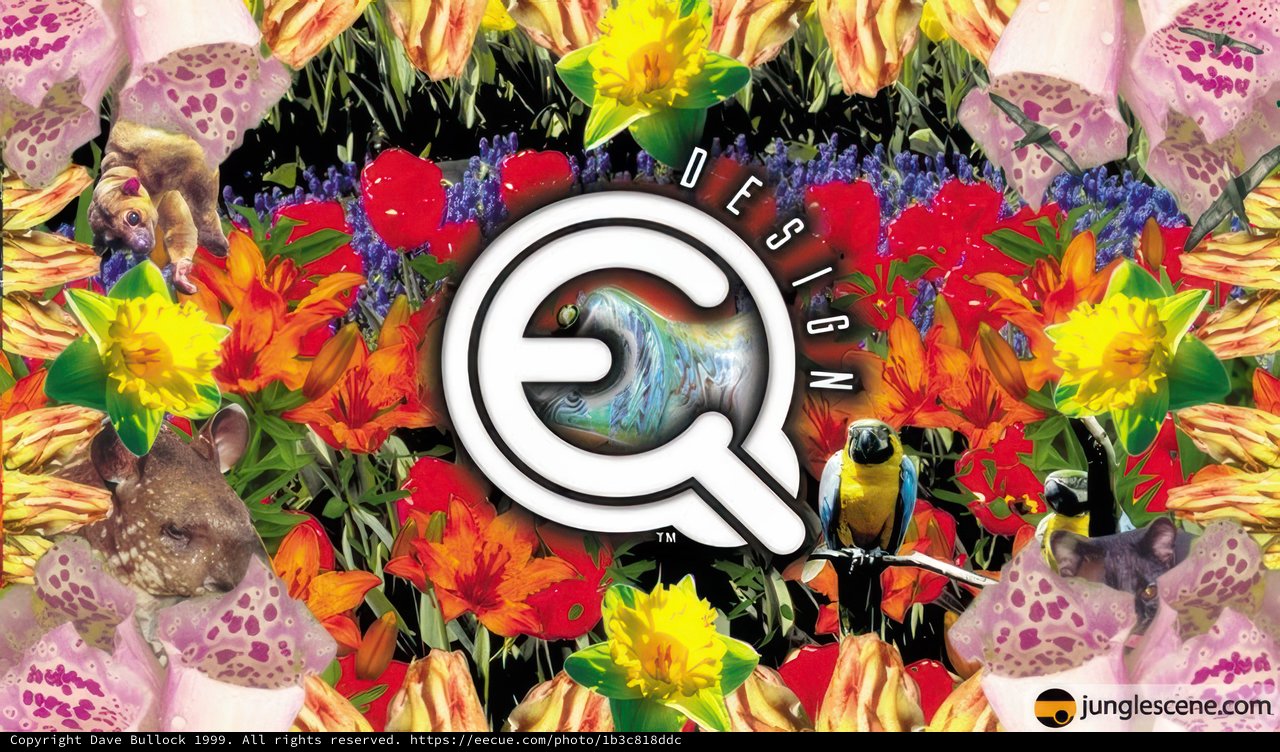 Q is for Quirky: A Floral Collage
