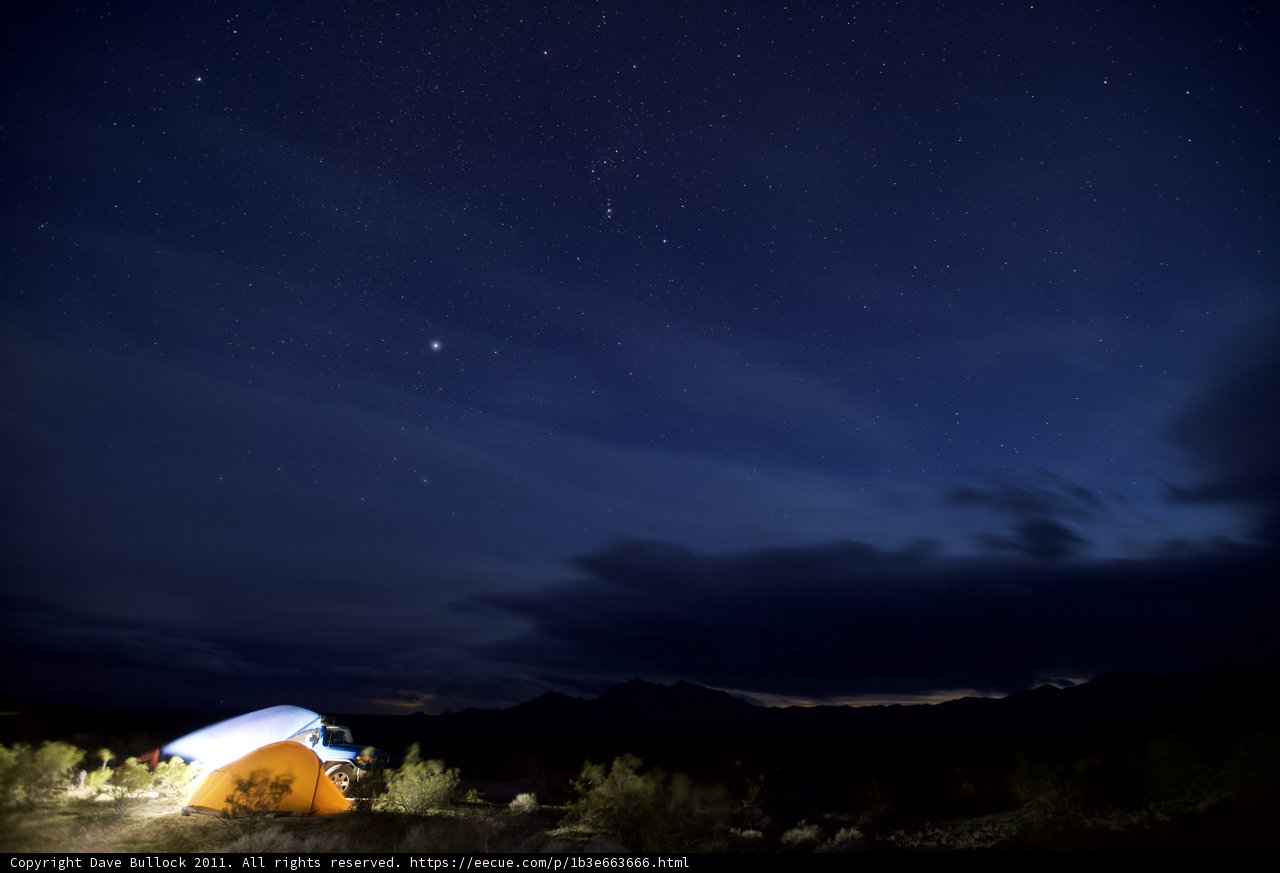 Camping under the Starry Sky
